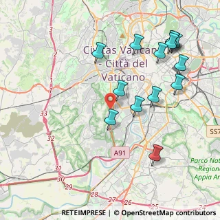 Mappa Via Pietro Capparoni, 00151 Roma RM, Italia (4.77857)