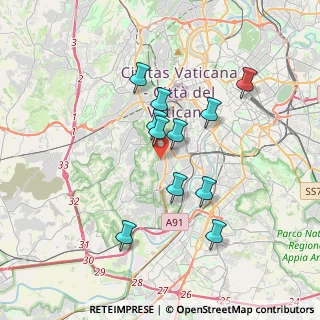 Mappa Via Pietro Capparoni, 00151 Roma RM, Italia (3.26)