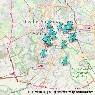 Mappa Via di Pietra Papa, 00146 Roma RM, Italia (3.30933)