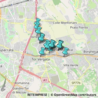 Mappa Via Aspertini, 00133 Roma RM, Italia (0.8675)