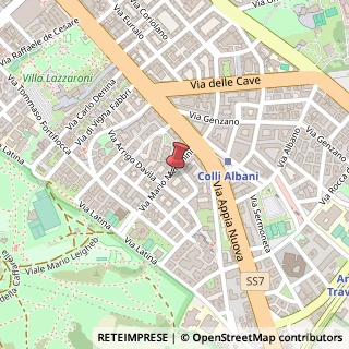 Mappa Via Mario Menghini, 45, 00179 Roma, Roma (Lazio)