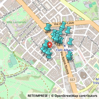 Mappa Via Mario Menghini, 00179 Roma RM, Italia (0.15)