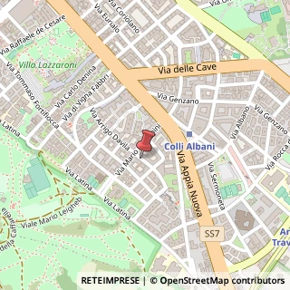 Mappa Via Arrigo Davila,  89, 00179 Roma, Roma (Lazio)