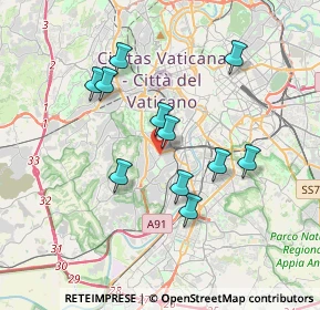 Mappa Via Maria Lorenza Longo, 00153 Roma RM, Italia (3.37455)