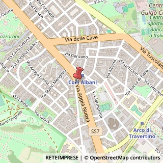 Mappa Via appia nuova 651, 00179 Roma, Roma (Lazio)