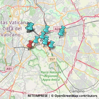 Mappa Vicolo di Porta Furba, 00181 Roma RM, Italia (3.28267)