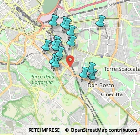 Mappa Vicolo di Porta Furba, 00181 Roma RM, Italia (1.53733)