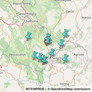 Mappa Via del Suffragio, 67036 Rivisondoli AQ, Italia (11.42)