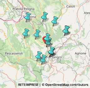Mappa Via del Suffragio, 67036 Rivisondoli AQ, Italia (11.33133)