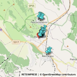 Mappa Via del Suffragio, 67036 Rivisondoli AQ, Italia (1.079)
