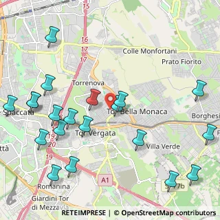 Mappa Via Giorgio Fossati, 00133 Roma RM, Italia (2.841)