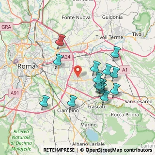 Mappa Via Giorgio Fossati, 00133 Roma RM, Italia (7.232)