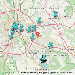 Mappa Via Giorgio Fossati, 00133 Roma RM, Italia (10.4845)