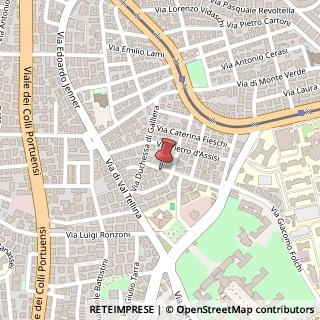 Mappa Via Folco Portinari, 41, 00151 Roma, Roma (Lazio)