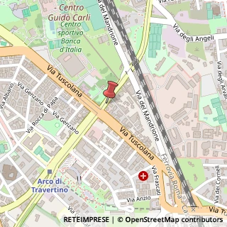 Mappa Vicolo di Porta Furba, 12, 00181 Roma, Roma (Lazio)