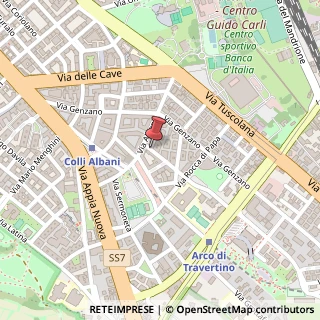 Mappa Via Acqua Donzella,  10, 00179 Roma, Roma (Lazio)