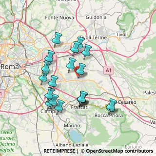Mappa Via Torregrotta, 00132 Roma RM, Italia (7.3885)