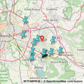 Mappa Via Torregrotta, 00132 Roma RM, Italia (7.03933)