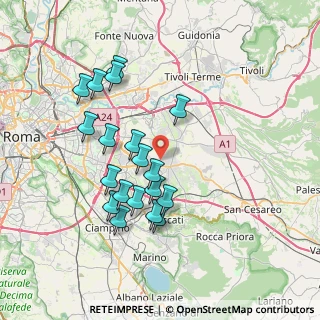 Mappa Via Contessa Entellina, 00132 Roma RM, Italia (7.42263)