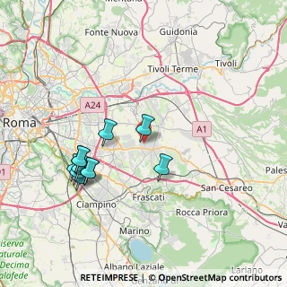 Mappa Via Contessa Entellina, 00132 Roma RM, Italia (8.11545)