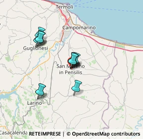 Mappa Via Giacomo Matteotti, 86046 San Martino in Pensilis CB, Italia (5.86)