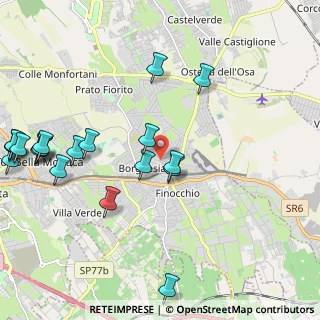 Mappa Via Guardia Piemontese, 00132 Roma RM, Italia (2.834)