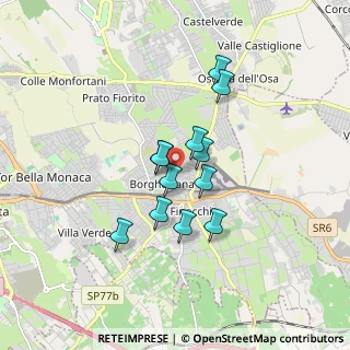 Mappa Via Guardia Piemontese, 00132 Roma RM, Italia (1.34333)