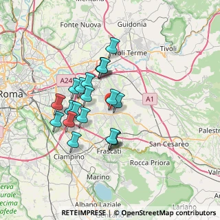 Mappa Via Guardia Piemontese, 00132 Roma RM, Italia (6.2205)