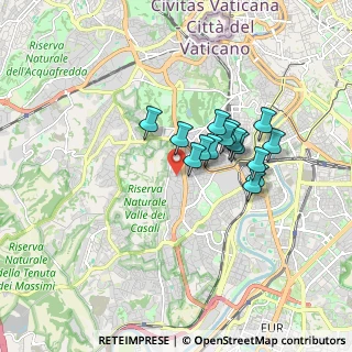 Mappa Via Edoardo Bassini, 00151 Roma RM, Italia (1.39067)