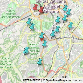 Mappa Via Edoardo Bassini, 00151 Roma RM, Italia (2.42471)