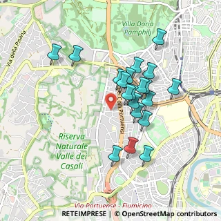 Mappa Via Edoardo Bassini, 00151 Roma RM, Italia (0.8285)