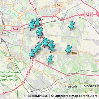 Mappa Via Natale Balbiani, 00133 Roma RM, Italia (3.0775)