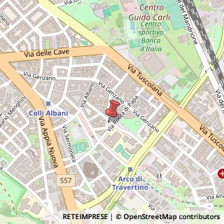 Mappa Via Acqua Donzella, 40, 00179 Roma, Roma (Lazio)