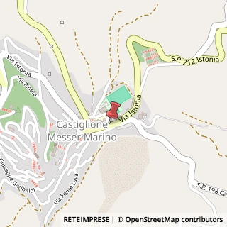 Mappa Via Istonia, 34, 66033 Castiglione Messer Marino CH, Italia, 66033 Castiglione Messer Marino, Chieti (Abruzzo)