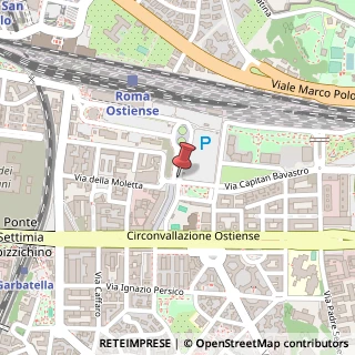 Mappa Piazza Giovanni da Verrazzano, 33, 00154 Roma, Roma (Lazio)