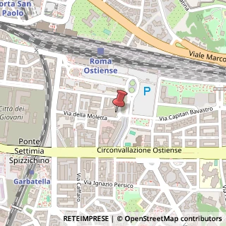 Mappa Piazza Giovanni da Verrazzano, 7, 00154 Roma, Roma (Lazio)