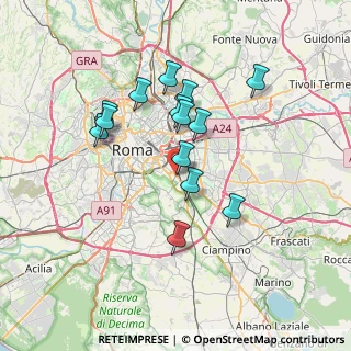 Mappa Via di Porta Furba, 00181 Roma RM, Italia (6.57)