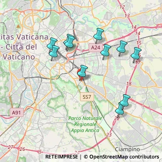 Mappa Via di Porta Furba, 00181 Roma RM, Italia (4.27818)