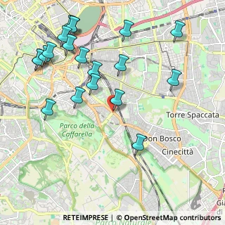 Mappa Via di Porta Furba, 00181 Roma RM, Italia (2.6195)
