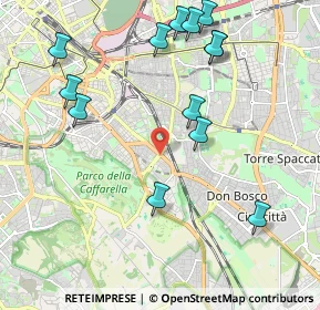 Mappa Via di Porta Furba, 00181 Roma RM, Italia (2.46385)