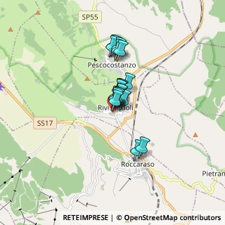 Mappa Via Maria Caniglia, 67036 Rivisondoli AQ, Italia (1.0525)
