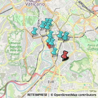 Mappa Piazza Augusto Righi, 00100 Roma RM, Italia (1.4595)