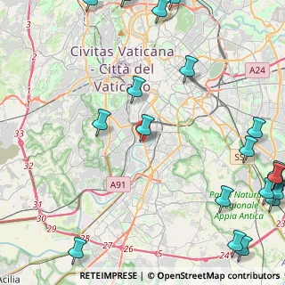 Mappa Piazza Augusto Righi, 00100 Roma RM, Italia (7.3165)
