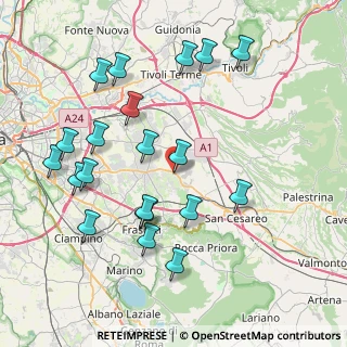Mappa Via Casilina, 00077 Colonna RM, Italia (9.1025)