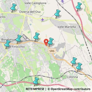 Mappa Via Casilina, 00077 Colonna RM, Italia (3.49)