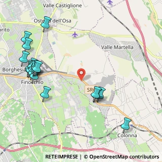 Mappa Via Casilina, 00077 Colonna RM, Italia (2.79)