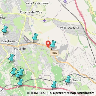 Mappa Via Casilina, 00077 Colonna RM, Italia (3.64091)