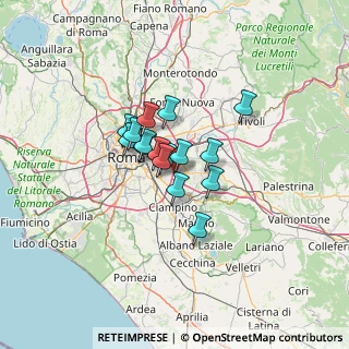 Mappa Via Turino di Sano, 00133 Roma RM, Italia (8.4475)