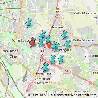 Mappa Via Turino di Sano, 00133 Roma RM, Italia (1.43333)