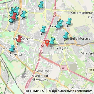 Mappa Via Turino di Sano, 00133 Roma RM, Italia (3.07125)